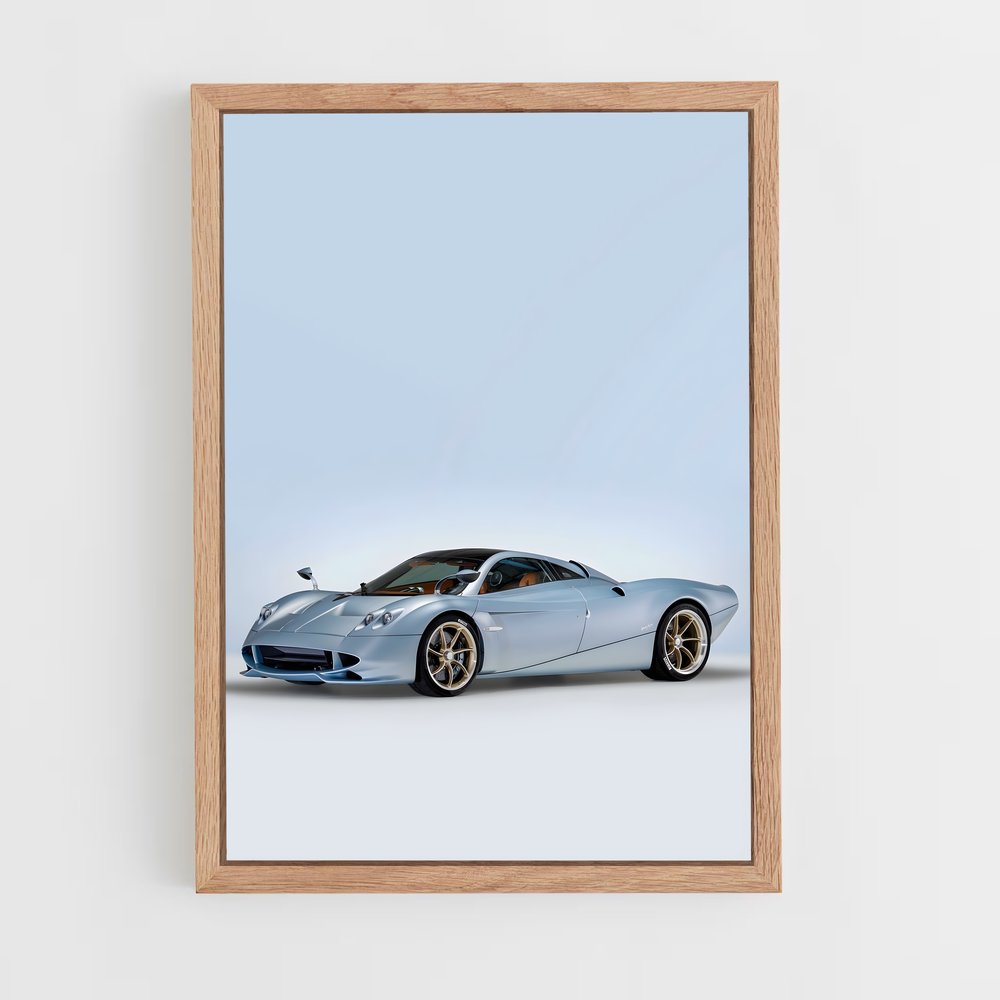 Poster Huayra en Lumière – affiche Pagani (vue 4)